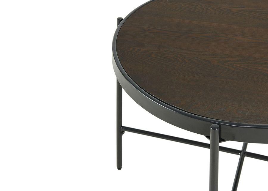 Vincent Cocktail Table W/ Wood Top