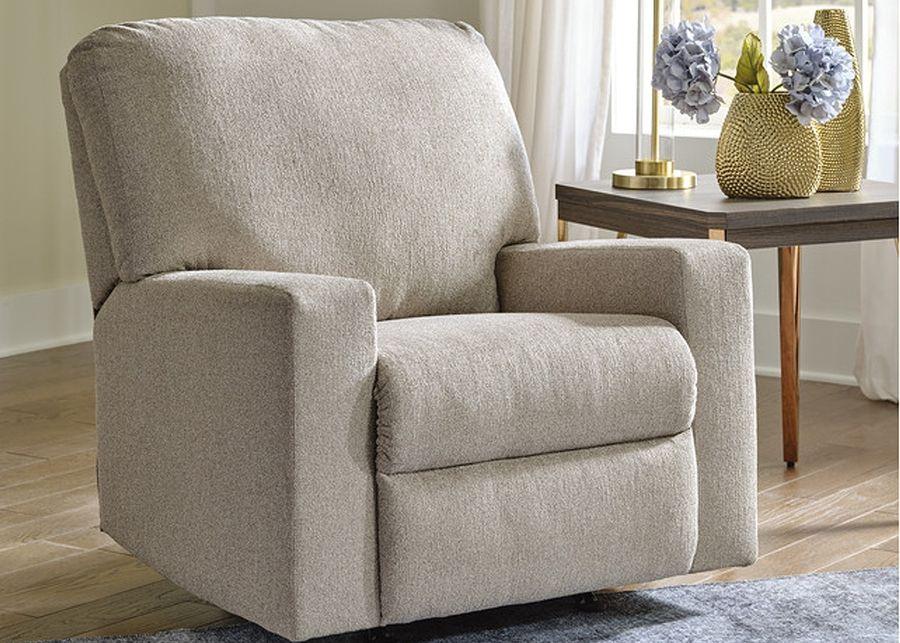 Sanford Taupe Rocker Recliner