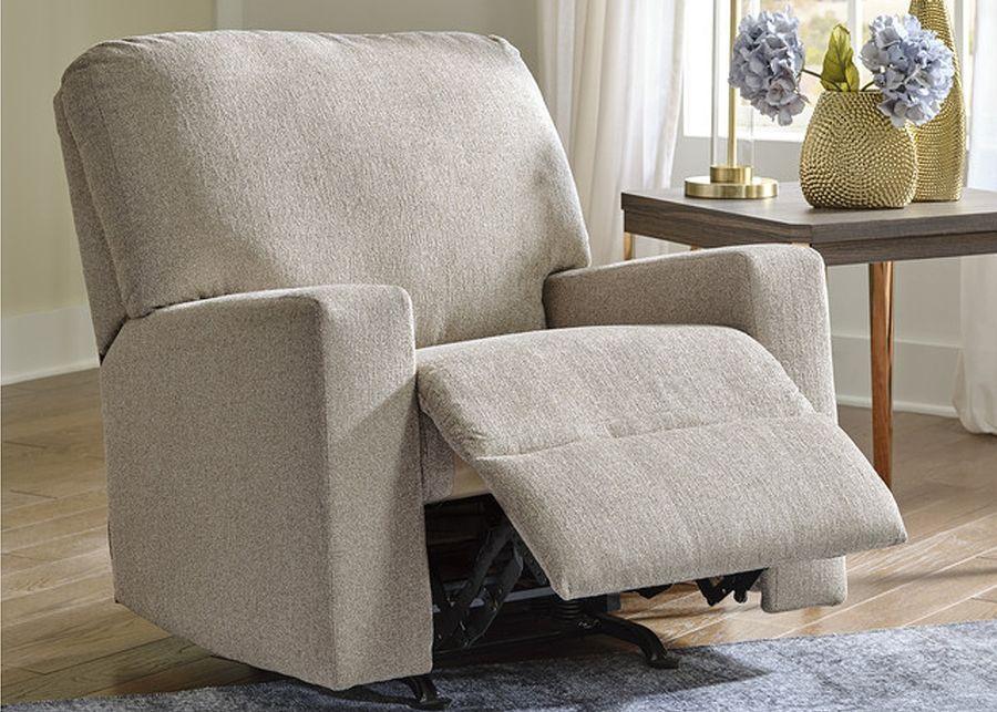 Sanford Taupe Rocker Recliner