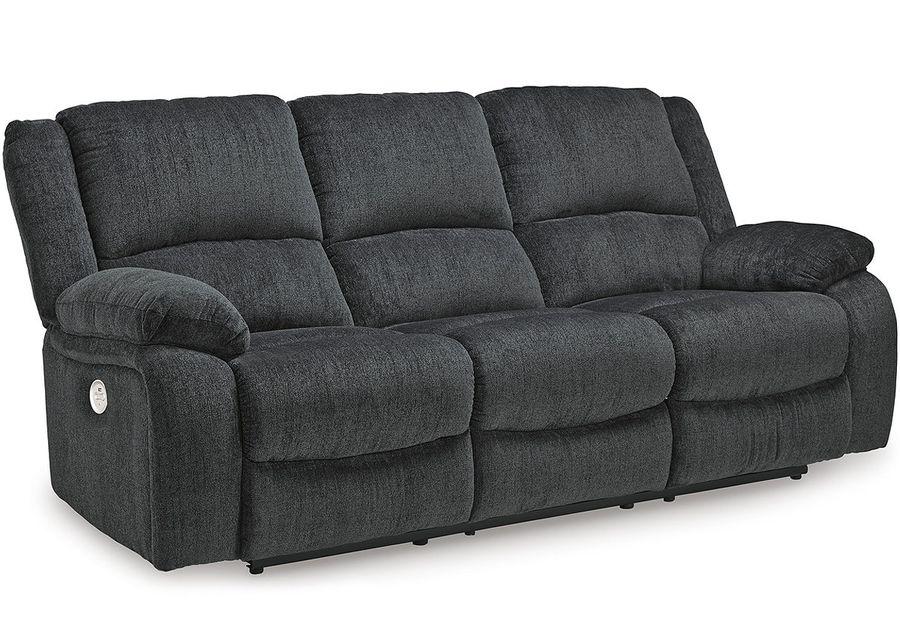 Huron Gray Power Reclining Sofa