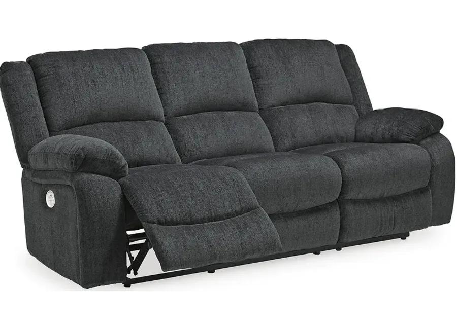 Huron Gray Power Reclining Sofa