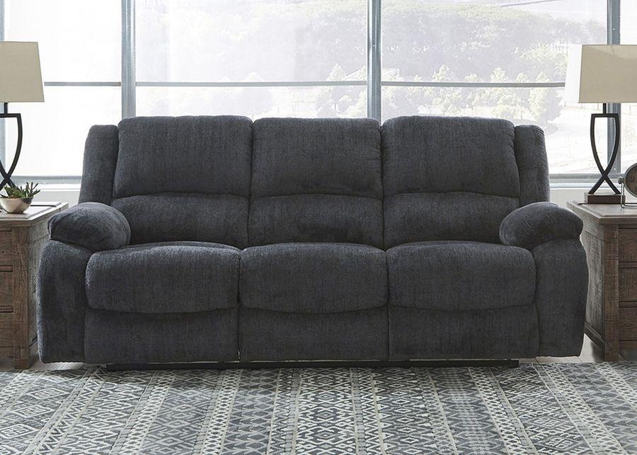 Huron Gray Power Reclining Sofa