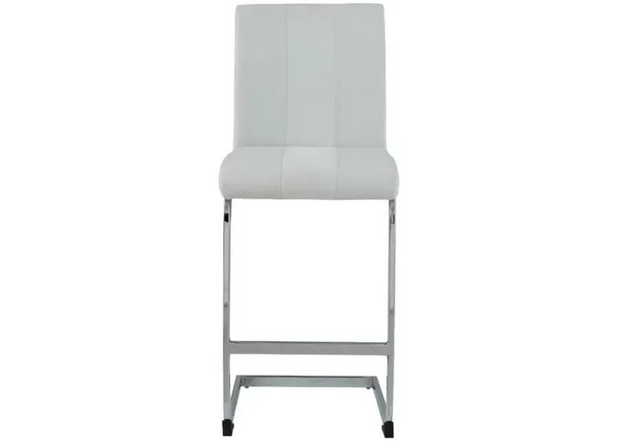 Chloe White Counter Height Chair