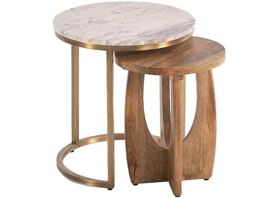 Shuttle 2-Pack Metal Nesting Tables