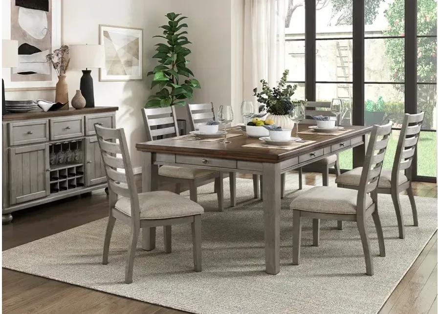 Stafford Gray 5 Pc. Dinette Plus 2 Free Chairs