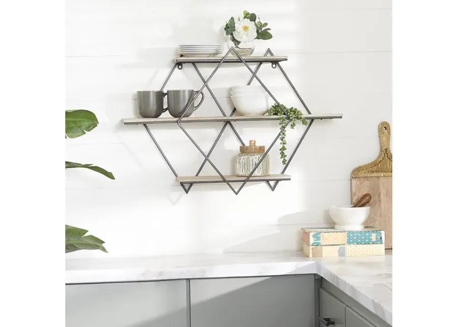 Brawn Diamond Wall Shelf