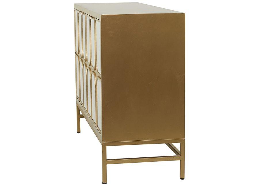 Mirrored Gold Sideboard