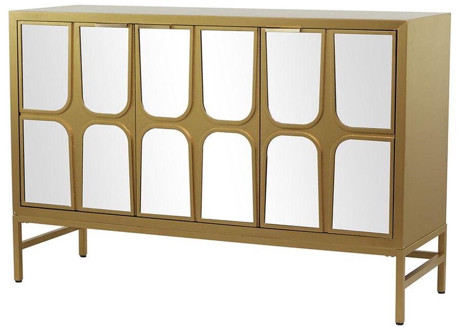 Mirrored Gold Sideboard