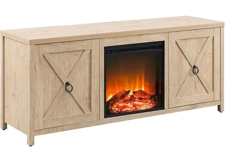 Wattson White Oak Fireplace