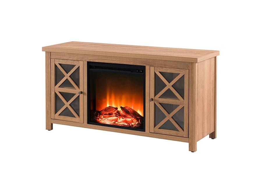 Charlotte Golden Oak Fireplace