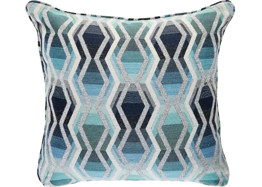 Aqua Ready To Love Pillows By Drew & Jonathan, Set of 2