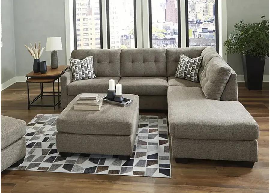 Greta Brown 2 Pc. Sectional W/ Chaise