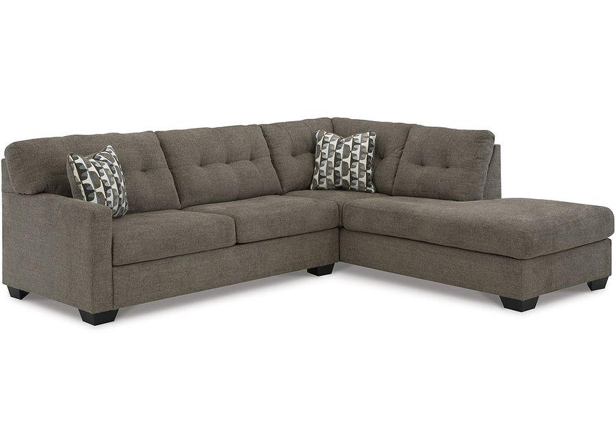 Greta Brown 2 Pc. Sectional W/ Chaise