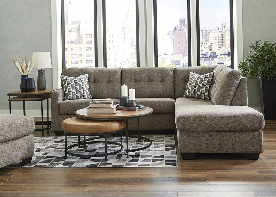 Greta Brown 2 Pc. Sectional W/ Chaise