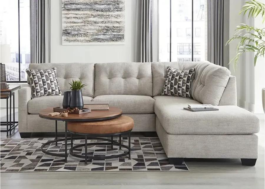 Greta Taupe 2 Pc. Sleeper Sectional W/ Chaise