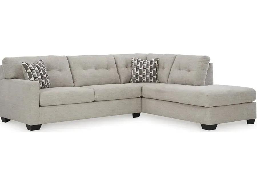 Greta Taupe 2 Pc. Sleeper Sectional W/ Chaise