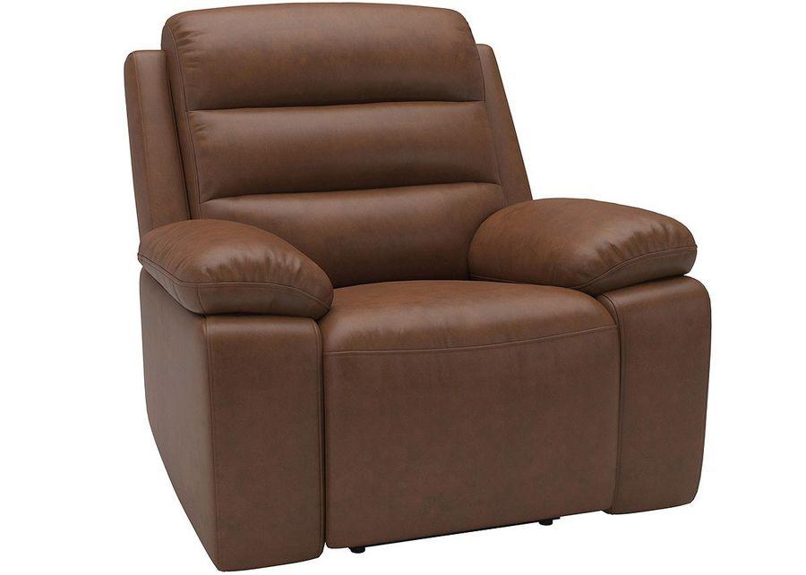 Duke Brown Leather 3 Pc. Power Reclining Living Room W/ Power Headrests