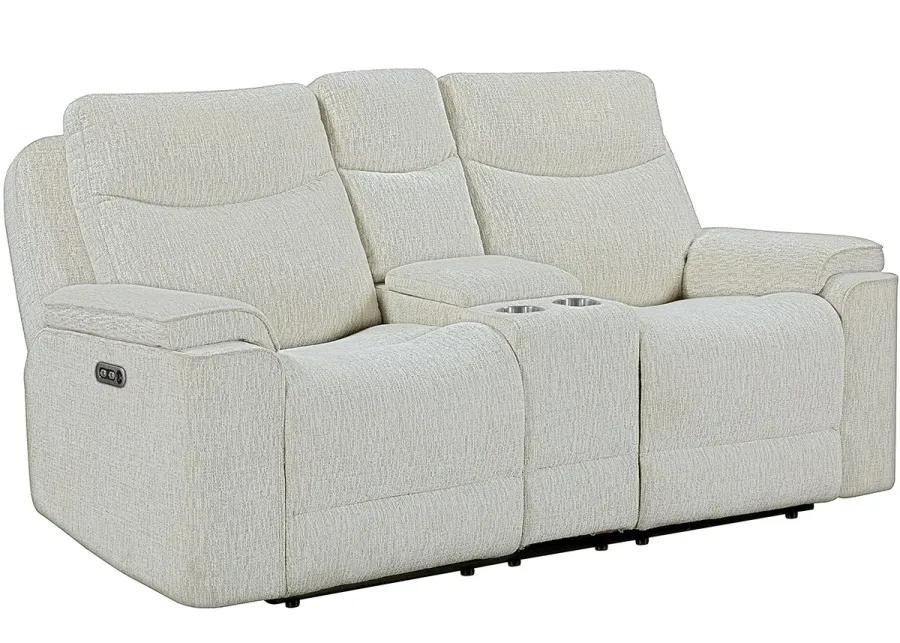 Violette White 2 Pc. Power Reclining Living Room W/ Power Headrests