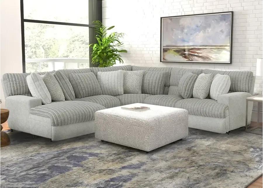 Kayen 5 Pc. Power Reclining Sectional W/ Chaise (Reverse)