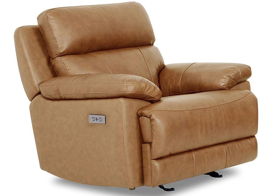 Joliet Tan Leather 3 Pc. Power Reclining Living Room