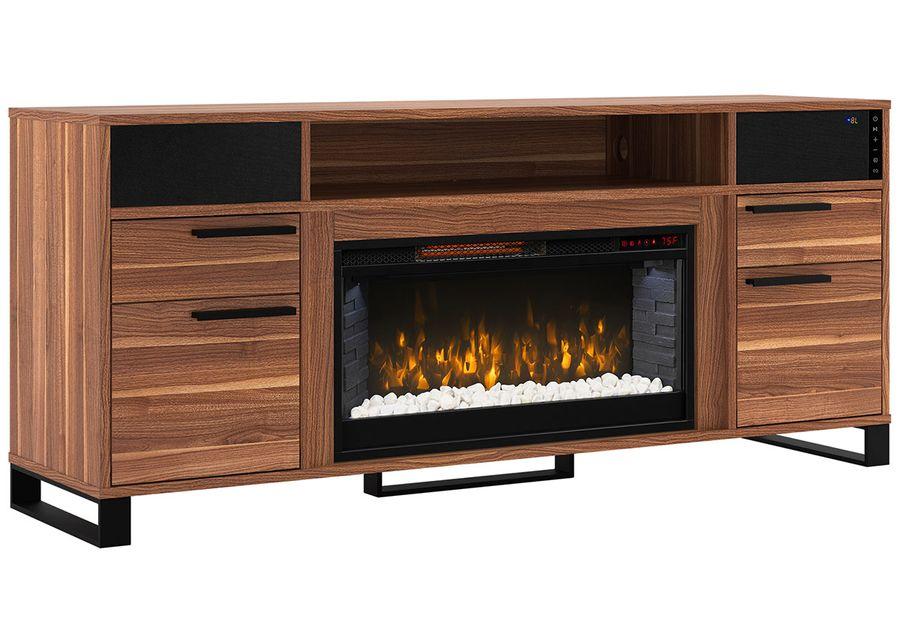 Riley Walnut Fireplace