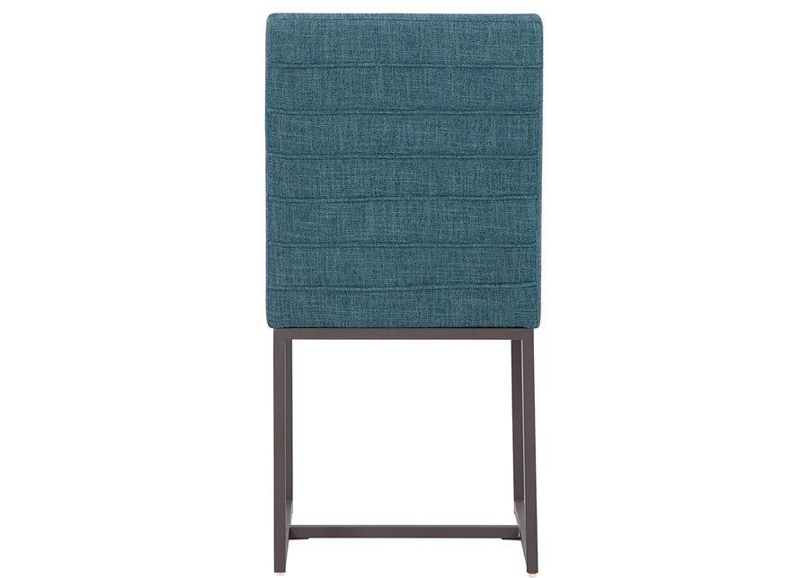 Callie 7 Pc. Dinette W/ Teal Chairs