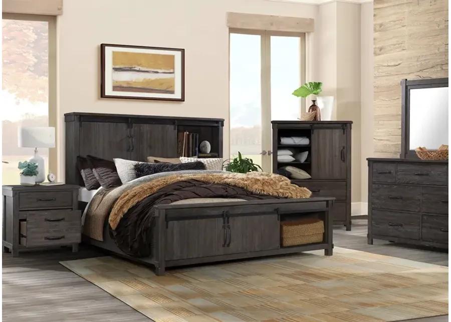 Mesa Brown 5 Pc. Queen Storage Bedroom