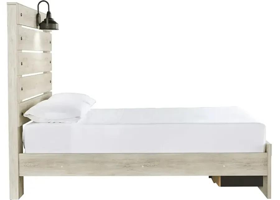 Denver White Full Storage Bed