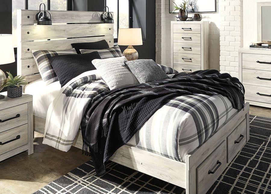 Denver White 7 Pc. Queen Storage Bedroom