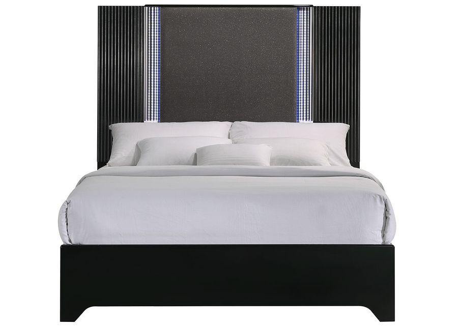 Lumina Black 5 Pc. Queen Bedroom