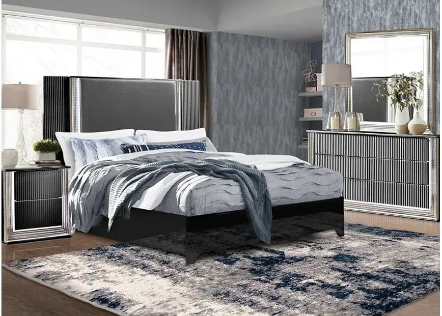 Lumina Black 7 Pc. Queen Bedroom