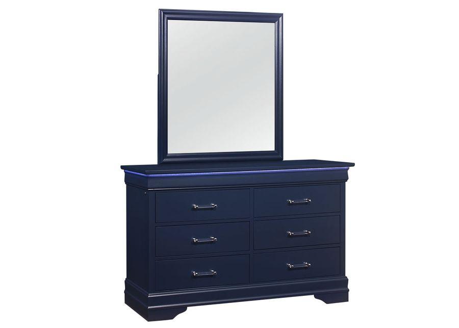 Francis Blue 5 Pc. Queen Bedroom