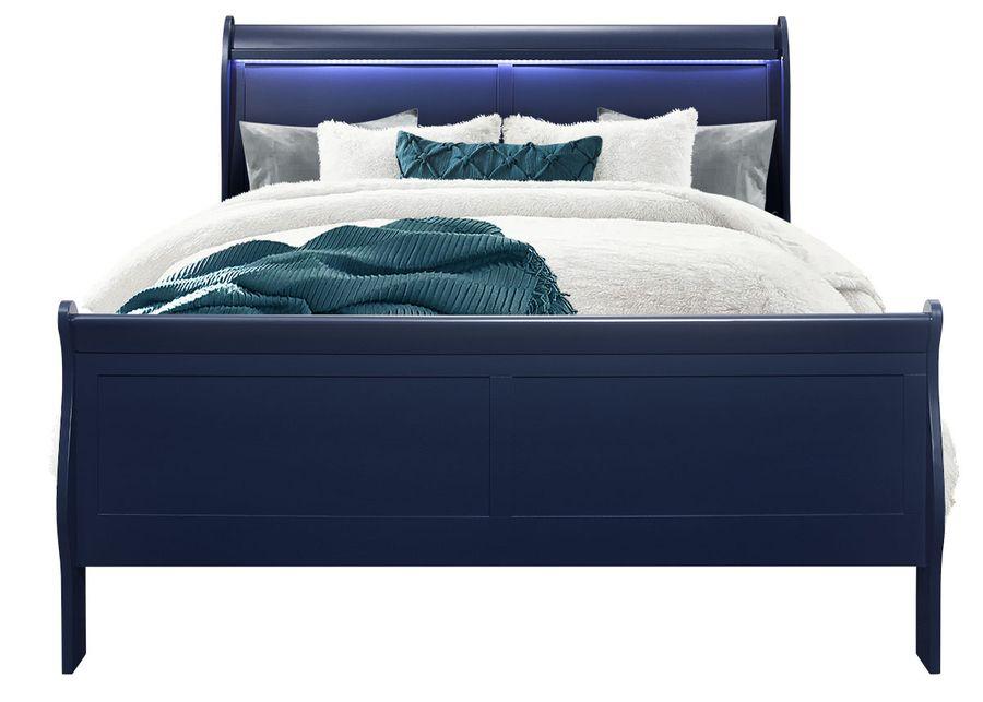 Francis Blue 5 Pc. Queen Bedroom