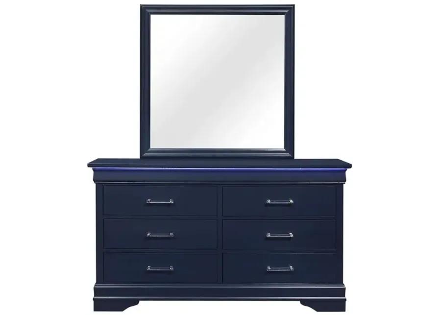 Francis Blue 5 Pc. King Bedroom