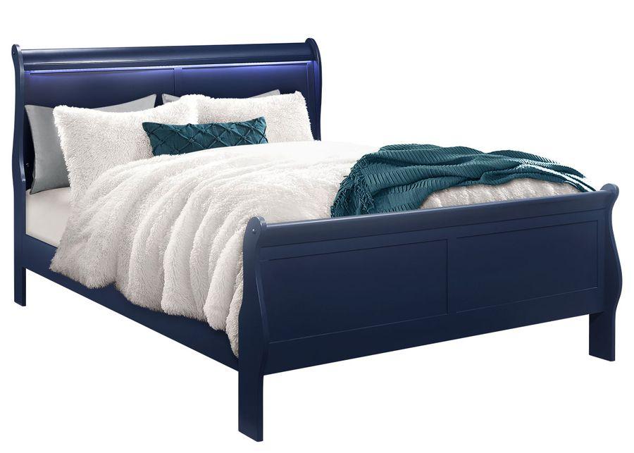 Francis Blue 7 Pc. King Bedroom