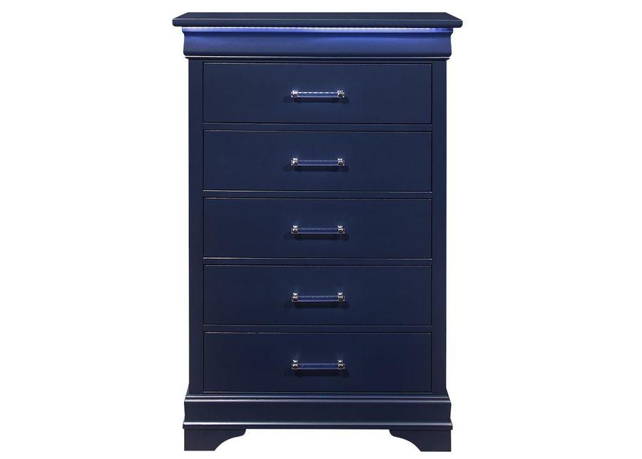 Francis Blue 7 Pc. King Bedroom