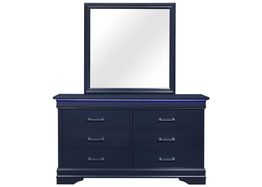 Francis Blue 8 Pc. King Bedroom