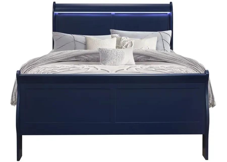 Francis Blue 8 Pc. Full Bedroom