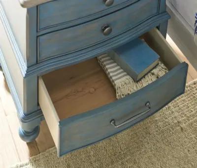 Moray Nightstand Blue