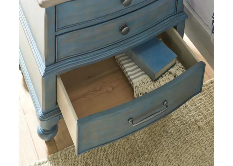 Moray Nightstand Blue