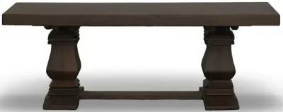 Bristow 50.5in Dining Bench - Chocolate