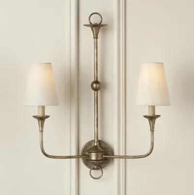 Ivory Fine Grasscloth Tapered Chandelier Shade