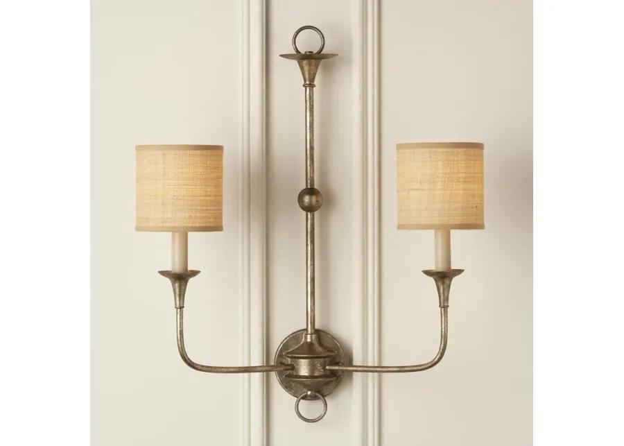 Natural Grasscloth Drum Chandelier Shade