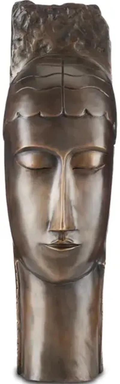 Art Deco Head Bronze