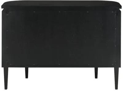 Briallen Black Demi-Lune Cabinet