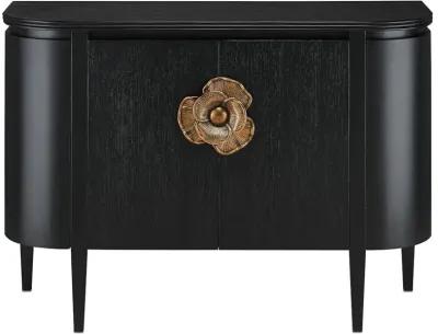 Briallen Black Demi-Lune Cabinet