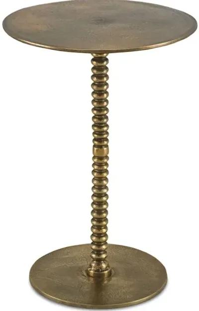 Dasari Brass Accent Table