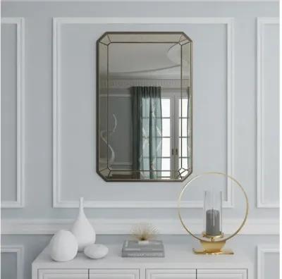 Antiqued Rectangular Mirror