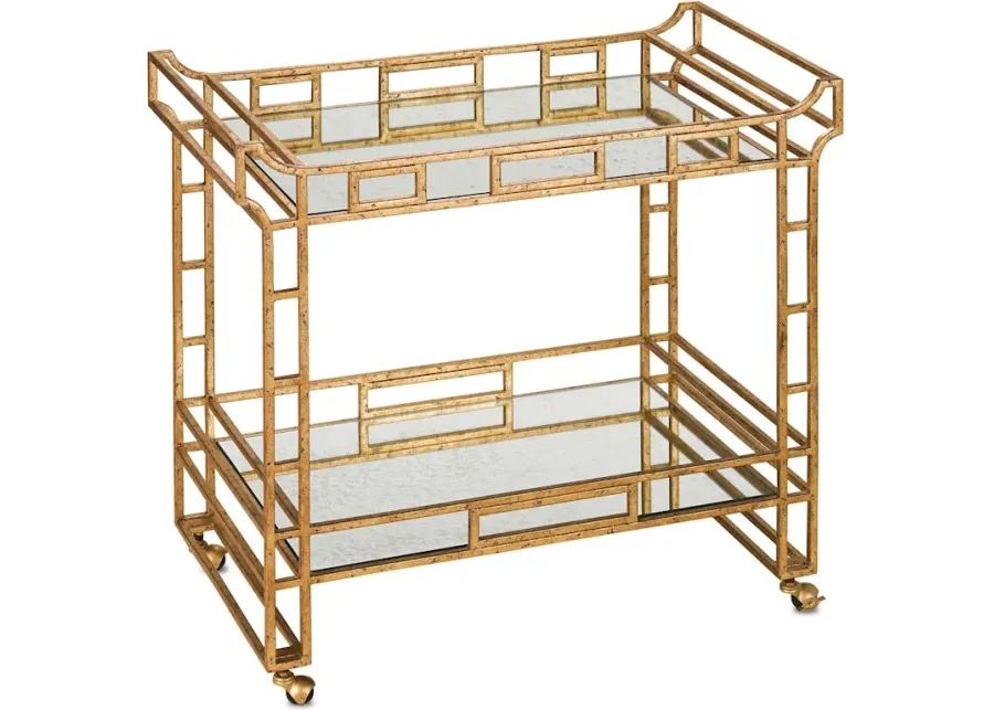 Odeon Gold Bar Cart