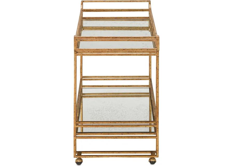 Odeon Gold Bar Cart